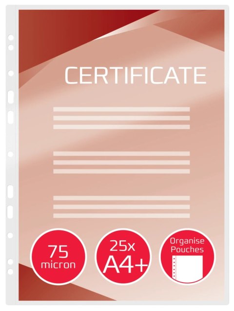 Folia do laminacji z perforacją GBC Organise A4 75 mic. 3747515