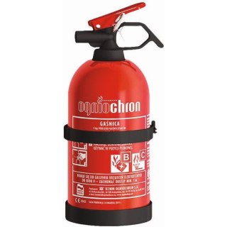 Gaśnica proszkowa 1kg OGP-1ZBC C