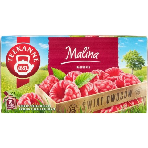 Herbata TEEKANNE owocowa (20 torebek x 2,50g) o smaku Malinowym