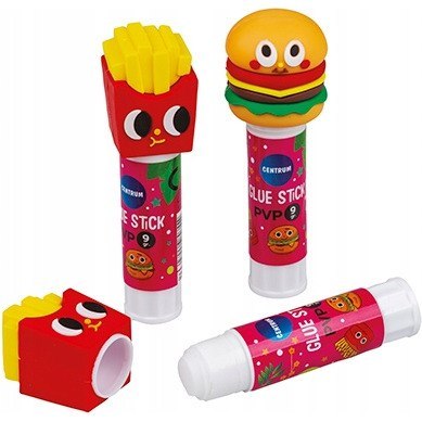 Klej w szyfcie PVA 9g. mix BURGER I FRYTKI 80355 CENTRUM