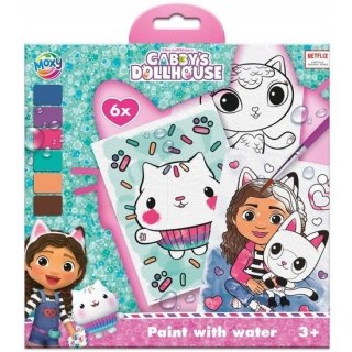 Kolorowanka wodna Gabbys Dollhouse 6ark. 420700 MOXY