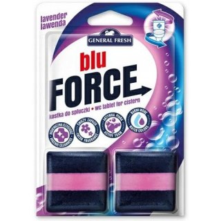 Kostka do WC BLU FORCE do spłuczki 50g (2 sztuki) lawenda GENERAL FRESH