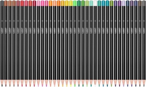 Kredki ołówkowe 36 kolorów INTENSITY Premium metalowe opakowanie 510022 BIC