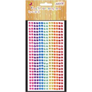 Kryształki samop. mix kol. 6mm JET-1251 ALIGA