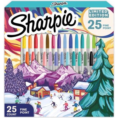 Markery permanentny SHARPIE 25 kolorów FINE 2220997