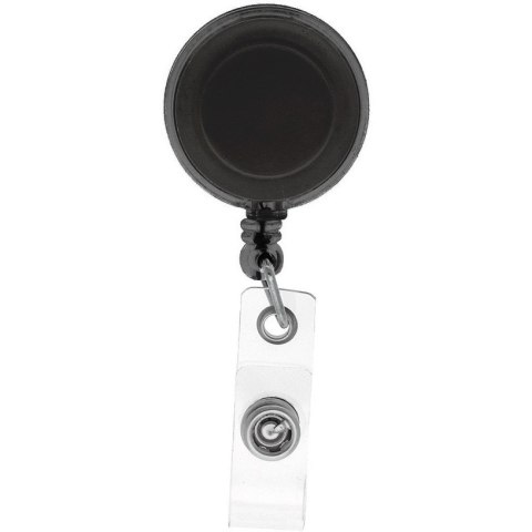 Mechanizm ściągający do identyfikatorów czarny 65cm K04.4569