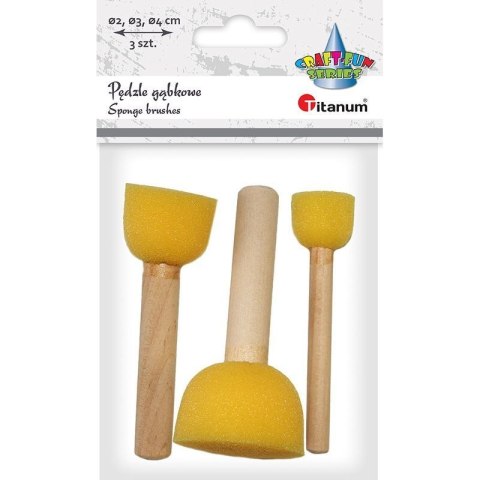 Pędzelki gąbkowe A` 3 HSM001 367804 TITANUM