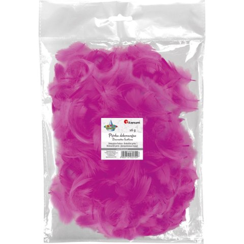 Piórka Craft-Fun Series różowe 414327 TITANUM
