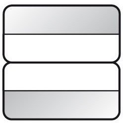 Przekładki indeksujące dwustronne mix kolor 24szt. 12x40mm DJOIS 10532 3L