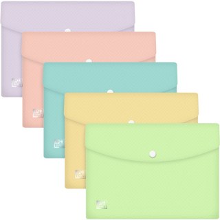 Teczka kopertowa Urban Oxford PASTEL A5 mix kolorów (5sztuk) 400187615
