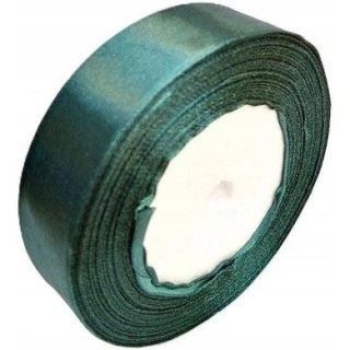 Wstążka satynowa 25mm/32m butelkowa zieleń WS25-74 BREWIS