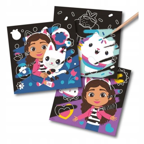 Zdrapywanka Gabbys Dollhouse + długopis 6ark. 19,5x19,5cm 420748 MOXY