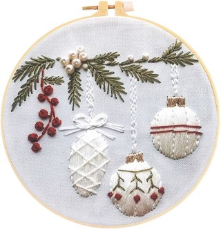 Zestaw do haftowania Bombki 649470 TITANUM