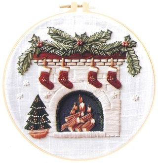 Zestaw do haftowania Kominek 649467 TITANUM