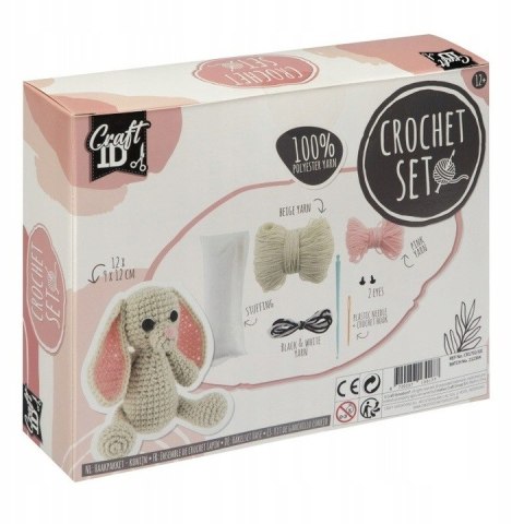 Zestaw do szydełkowania KRÓLIK 12x9x12cm CR1702/GE GRAFIX