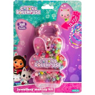 Zestaw koralików Gabbys Dollhouse 250szt.+2m gumki Zajączek ASTRA 334024008