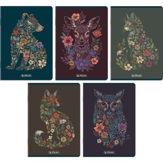 Zeszyt A5 60k kratka z marginesem PREMIUM FLORIMALS 400206285 HERLITZ