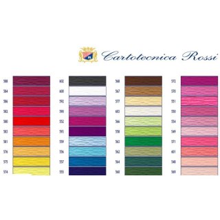 Bibuła karbowana, włoska gruba 180g wiśniowa 588 Cartotecnica Rossi
