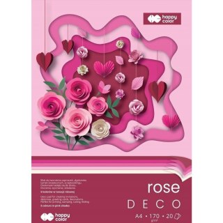 Blok Hobby Deco Rose 170g/m2 A4 20ark. 5kol. HA 7842 2030-RS HAPPY COLOR