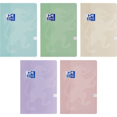 Brulion A5 60k kratka margines miękka oprawa TOUCH PASTEL 400175355 OXFORD
