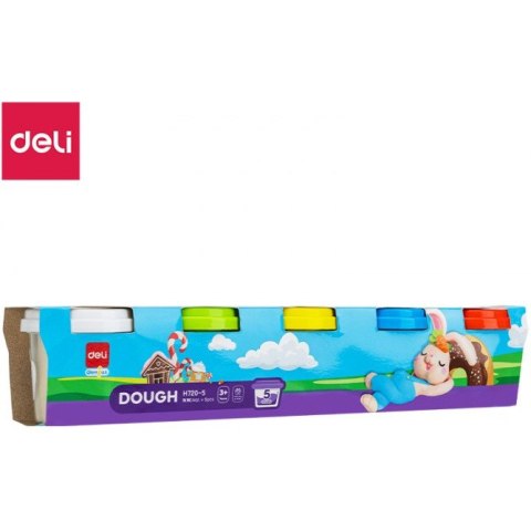 Ciastolina 5 kolorów EH720-5 DELI