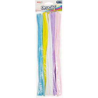 Druciki kreatywne DR32 pastelowe 2 mix kol. 40szt. BREWIS