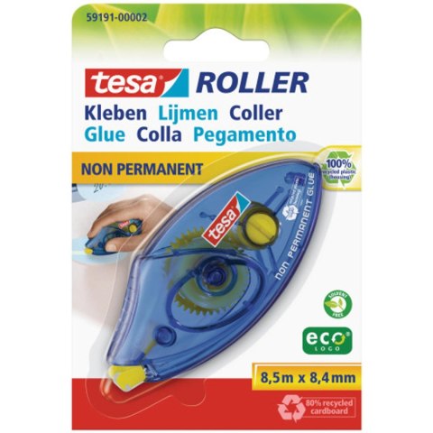 Klej w taśmie TESA ecologo 8,5m x 8,4mm non permanent 59191
