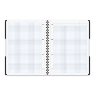 Kołozeszyt A5 80k kratka ECO PP OCEAN czarny 400198753 HERLITZ