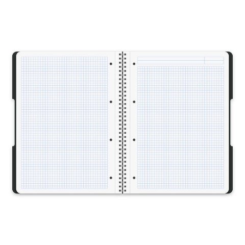 Kołozeszyt A5 80k kratka ECO PP OCEAN czarny 400198753 HERLITZ