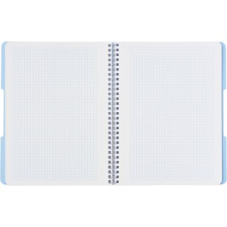 Kołozeszyt A5 80k kratka ECO PP PASTEL błektiny 400198755 HERLITZ