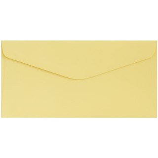 Koperta DL gładki żółty satynowany 120g. (10szt.) 280137 Galeria Papieru