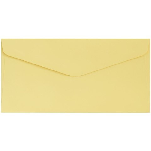 Koperta DL gładki żółty satynowany 120g. (10szt.) 280137 Galeria Papieru