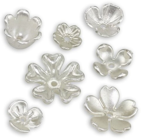 Koraliki kwiatki mix 15g 648537 TITANUM