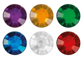 Kryształki samoprzylepne okrągłe 78szt. 7mm 627748 TITANUM