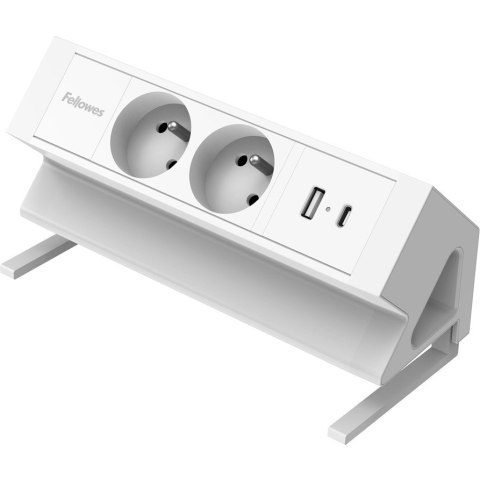 Listwa zasilająca 2m Power Desk Typ E czarna 100137185 FELLOWES