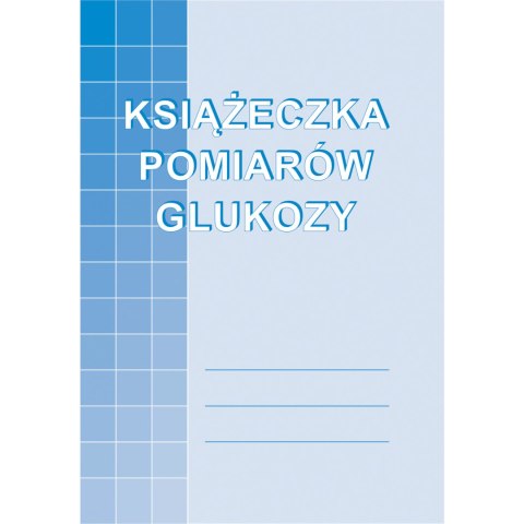 M-915-5 Książeczka pomiarów glukozy Michalczyk i Prokop