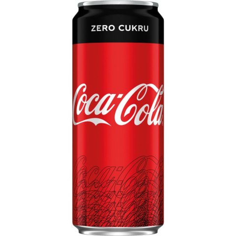 Napój COCA-COLA ZERO 0,33L (24 sztuki) puszka z kaucją