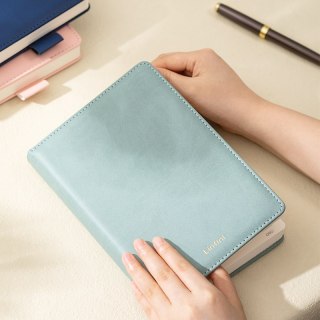 Notes A5 144k linia w skórzanej oprawie Linfini mix kolorów EN157L DELI