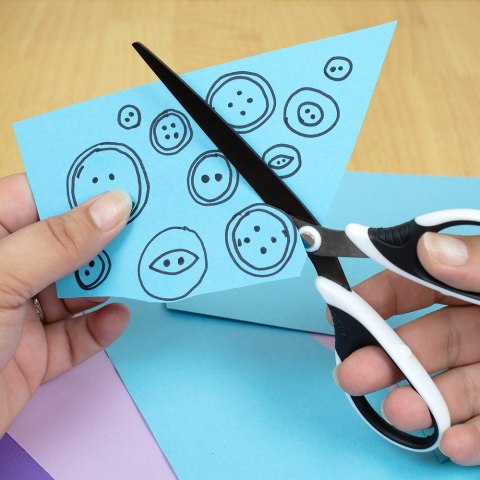 Nożyczki MY PEN 17cm czarno-białe 300005626 HERLITZ