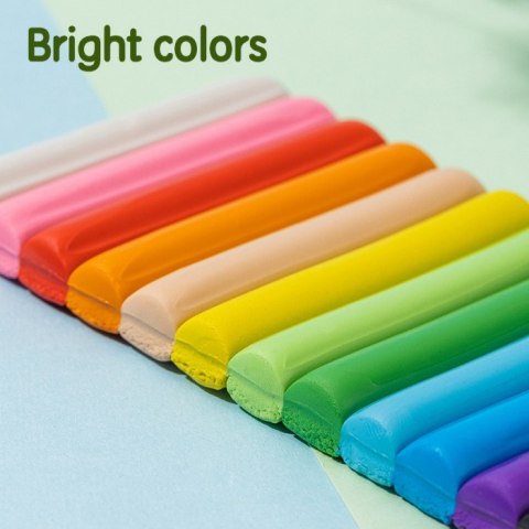 Plastelina 12 kolorów intensywne EH712-12 DELI