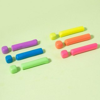 Plastelina 6 kolorów fluorescencyjne EH713 DELI