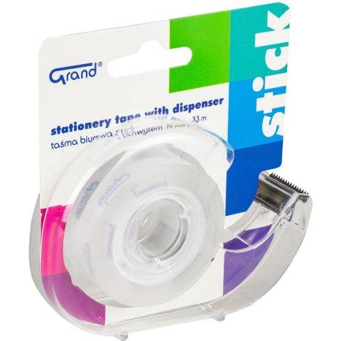 Taśma biurowa 19x33m z dyspenserem 130-1987 GRAND