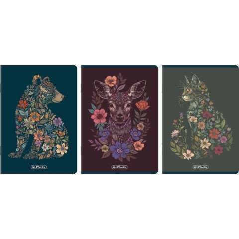 Zeszyt A4 60k kratka z marginesem FLORIMALS 4002007533 HERLITZ