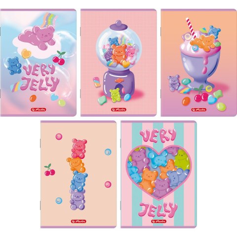 Zeszyt A5 32k linia z marginesem JELLY 400206379 HERLITZ