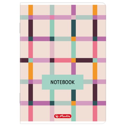 Zeszyt A5 96k kratka z marginesem mix 400206359 HERLITZ