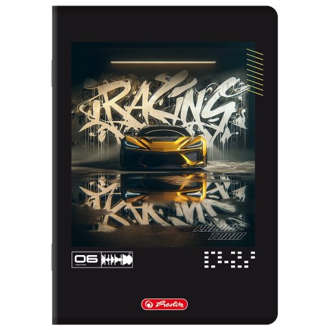 Zeszyt A5 96k kratka z marginesem mix 400206359 HERLITZ