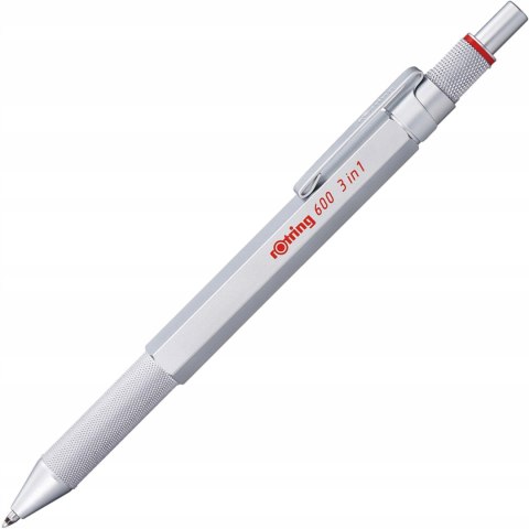 Multipen ROTRING 600 3w1 srebrny obudowa met. 2164109