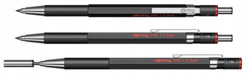 Ołówek automatyczny ROTRING 300 2,0mm czarny 1904729