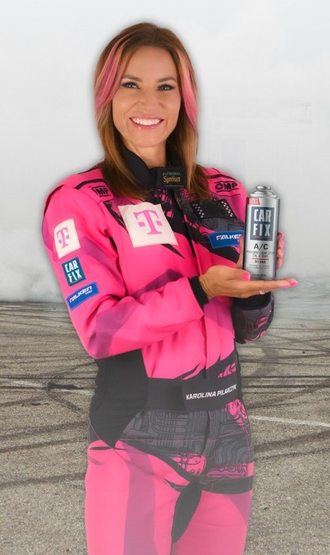 Zestaw do napełniania klimatyzacji CARFIX 5w1 Hobby 235g R134a + przewód z manometrem