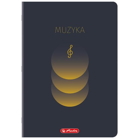 Zeszyt A4 16k pieciolinia MUZYKA pionowy 400206360 HERLITZ